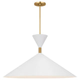 Bodhi Pendant Large Burnished Brass By Visual Comfort Main View 1