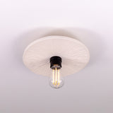 Bog Oak Ceiling Light - Matte Black