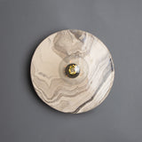 Bog Oak Wall Light - Matte Black