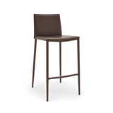 BOHEME CB1393 BAR STOOL BY CONNUBIA, FRAME - SEAT COLORS: MATT COFFEE / COFFEE, , | CASA DI LUCE LIGHTING