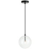 Bolha Pendant Light Medium Black By Matteo