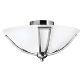 Bolla Medium Flush Mount - Brushed Nickel - by Hinkley