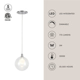 Bolla Pendant by Kuzco Lighting Light Source