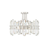 Bolton Semi Flush Mount 20.75'' Polished Nickel