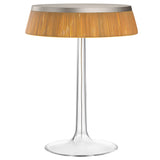 Bon Jour Table Lamp Rattan Matt Chrome By Flos