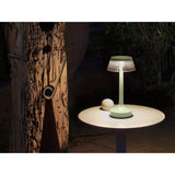 Bon Jour Unplugged Table Lamp Fresh Mint Fumée By Flos - Lifestyle View