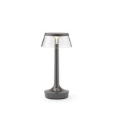 Bon Jour Unplugged Table Lamp Transparent Stormy Grey By Flos