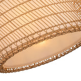 Bondi Pendant Light Brushed Gold Opal Matte Glass Medium By Alora Detailed View