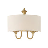 Bongo 1-Light Wall Sconce Natural Aged Brass by Maxim Lighting