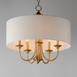 Bongo 5-Light Pendant Natural Aged Brass by Maxim Lighting