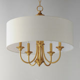 Bongo 5-Light Pendant Natural Aged Brass by Maxim Lighting