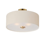Bongo Pendant / Semi-Flush Mount Natural Aged Brass by Maxim Lighting