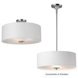 Bongo Pendant / Semi-Flush Mount Satin Nickel by Maxim Lighting