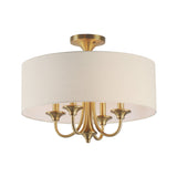 Bongo Pendant / Semi-Flush Mount Natural Aged Brass by Maxim Lighting