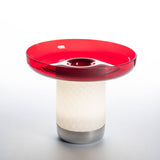 Bonta Table Lamp Plate Red .By Artemide