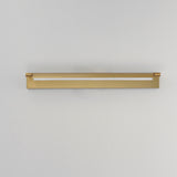 Bookkeeper LED Wall Light Small Natural Aged Brass By ET2 Front View