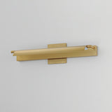 Bookkeeper LED Wall Light Small Natural Aged Brass By ET2 Side View