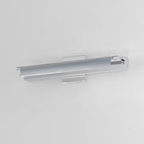 Bookkeeper LED Wall Light Small Polished Chrome With Light By ET2 Side View