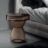 Borace Side Table Smoked Medium By Di Glass