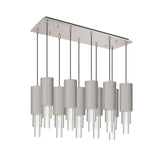 Bordeaux Multilight Pendant — 10, Brushed Nickel