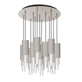 Bordeaux Multilight Pendant — 13, Brushed Nickel