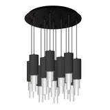 Bordeaux Multilight Pendant — 13, Matte Black