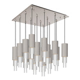 Bordeaux Multilight Pendant — 16, Brushed Nickel