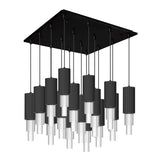 Bordeaux Multilight Pendant — 16, Matte Black