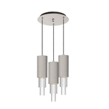 Bordeaux Multilight Pendant — 3, Brushed Nickel
