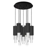 Bordeaux Multilight Pendant — 9, Matte Black