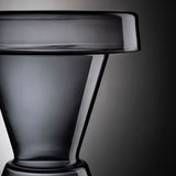 Borsea Side Table Peacock Green Medium By Di Glass Side View