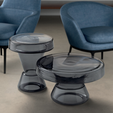 Borsea Side Table Steel Grey By Di Glass