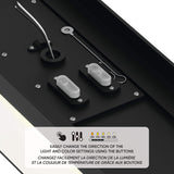 Boulevard 48” Outdoor Linear Wall Sconce Black By DALS - Detailed View2