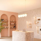 Bounce Lines Linear Suspension 120 S Brushed Brass By Toss B