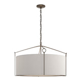 Bow Pendant Large in Bronze, Flax Shade by Hubbardton Forge
