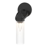 Bow Wall Sconce 1 Light in Black by Hubbardton Forge