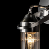 Bow Wall Sconce 1 Light detail in Sterling, by Hubbardton Forge