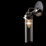 Bow Wall Sconce 1 Light detail in Sterling, by Hubbardton Forge
