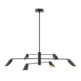Bowery Large Adjustable Convertible Multi Tier Chandelier - Black - by Fredrick Ramond