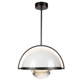 Bowery Pendant Light Urban Bronze By Kuzco With Light