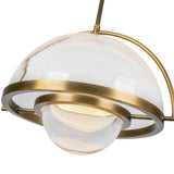 Bowery Pendant Light Vintage Brass By Kuzco Detailed View
