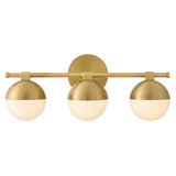 Bowie Vanity - 3 Lights Lacquered Brass