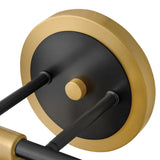 Bowie Vanity - 3 Lights Lacquered Brass / Black
