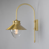 Boyd 1 Arm Wall Light - Antique Brass