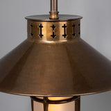 Boyd C Single Arm Wall Light Antique Brass