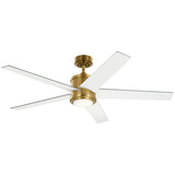 Brahm Ceiling Fan Natural Brass By Kichler