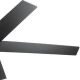 Brahm Ceiling Fan Satin Black By Kichler - Side View