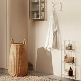 Braided Laundry Basket Tall By Ferm Living - Lifestyle View3