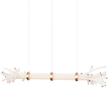 Branchy Linear Suspension Light Large Rose By Sans Souci
