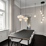 Brass/Opal Large Miira Pendant Light by Nuura